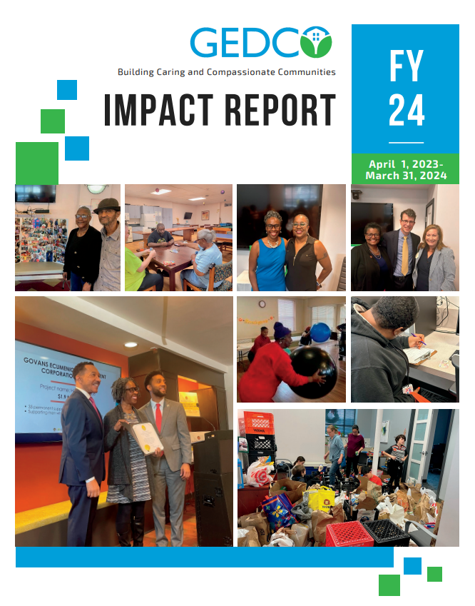 A picture of the cover of the impact report.